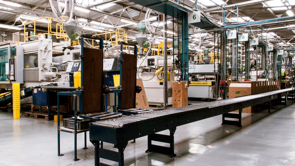 Makine üretim hattı görseli