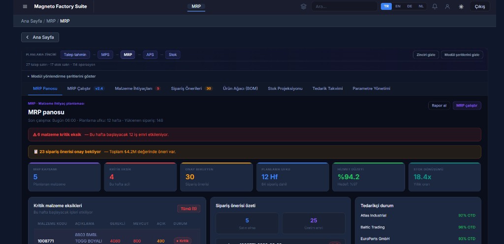 mrp mod?l ekran g?r?nt?s?